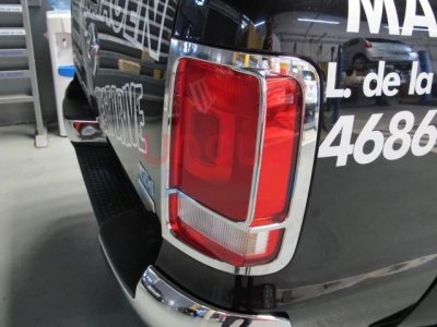 Taillight mask in chromed ABS plastic for VW Amarok from 2011-