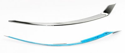 Stainless steel front light mask for Fiat Tipo 2015-