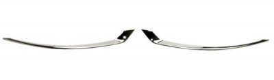 Stainless steel front light mask for Fiat Tipo 2015-