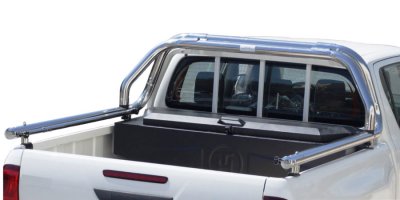 Total Arc - Flatbed with long load rack for VW Amarok 2011-/2017-