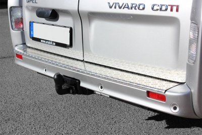 Rear bumper protection Nissan Primastar from 2002-2015
