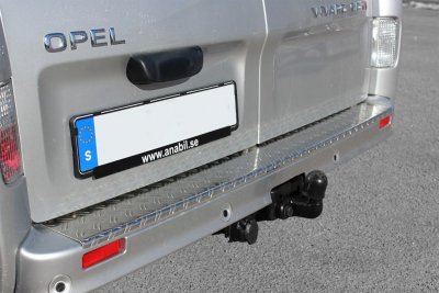 Rear bumper protection Nissan Primastar from 2002-2015