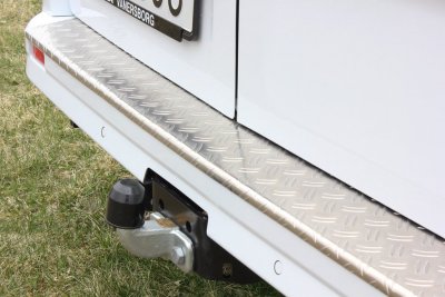Rear guard in Durkaluminum for Nissan NV300 from 2016-