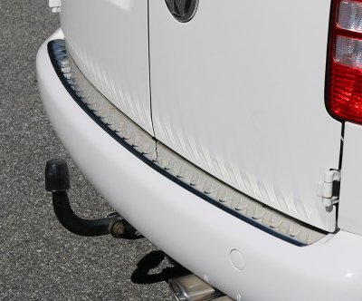 Rear bumper protection in stainless steel for Volkswagen Caddy from 2004-2015