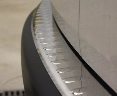 Rear bumper protection in stainless steel for Volkswagen Caddy from 2004-2015