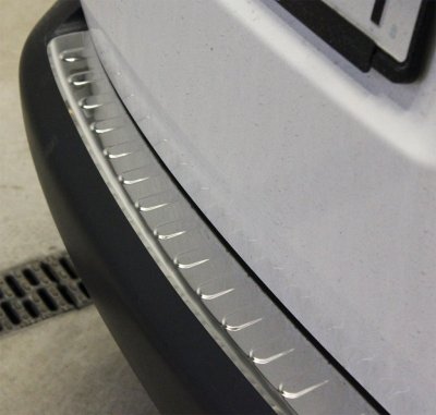 Rear bumper protection in stainless steel for Volkswagen Caddy from 2004-2015