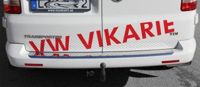 Stainless Steel Rear guard for Volkswagen Transporter Caravelle Multivan T6 from 2016-