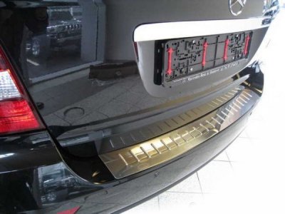 Stainless steel Rear Bumper Guard for Mercedes-Benz GLK 2009-
