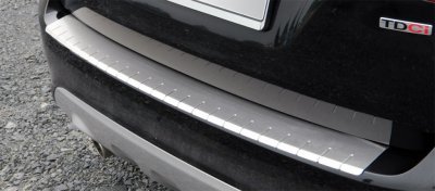 Aluminum Rear Bumper Guard, for Volvo V70II 2008-