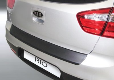 Rear guard / bumper protection in scratch-resistant ABS plastic for Kia Rio 2011-2014