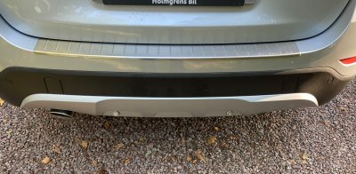 Stainless steel Rear Bumper Guard for BMW X1 (E84) from 2009-2015