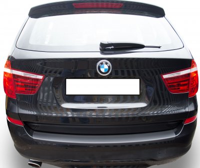 ABS plastic Rear Bumper Guard for BMW X3 from 2014-2017