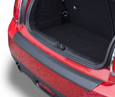 Rear guard / bumper protection in scratch-resistant ABS plastic for Mini 3-doors 2014-