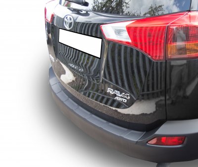 Rear guard in scratch-resistant ABS plastic for Toyota RAV4 2013-2015