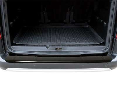 Rear guard Peugeot Partner 2018- | Gloss black