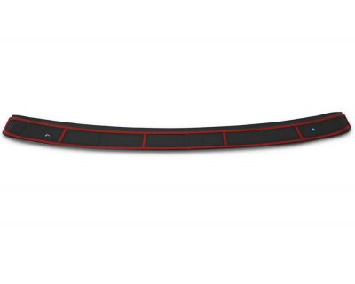 Bumper protector Volkswagen Tiguan 2016-2024 | Gloss black
