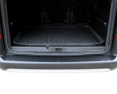 Rear guard Peugeot Partner 2018- | Matte black