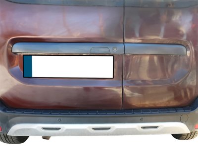 Rear guard Dacia Dokker 2013- | Matte black