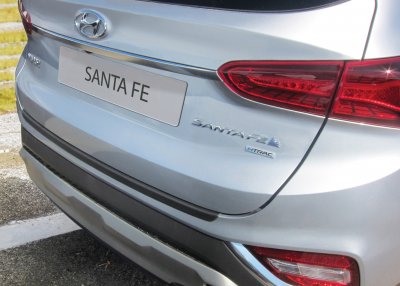 Rear guard Hyundai Santa Fe from 2019-2021