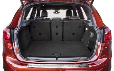 Stainless steel Rear guard for BMW 2 Series Active Tourer (F45) 2014-