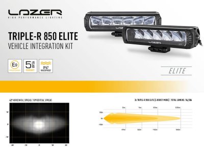 Auxiliary light kit Lazer Ford Ranger XLT from 2023-