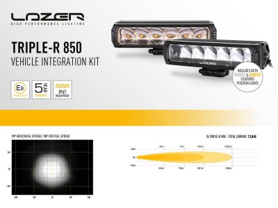 Auxiliary light kit Lazer Ford Ranger XLT from 2023-