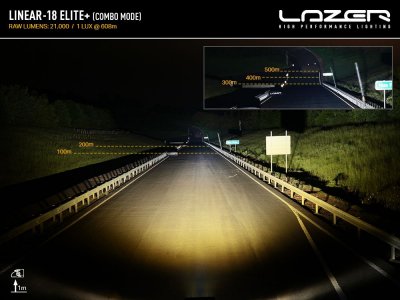 LED light bar Lazer Linear 18 Elite+ - 532 mm - 14 850 lumen