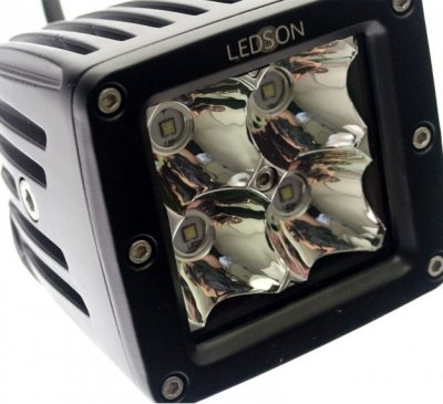 LED extra light 80x75 mm 10-30 V