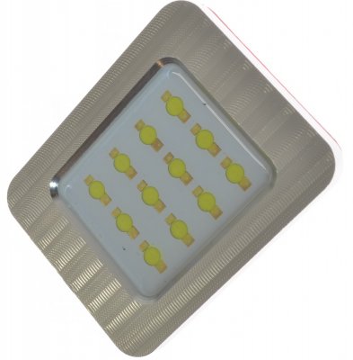LED panel 12V 12xDiode Xenon white 28-42mm