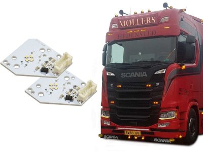 LED Position light in yellow for Scania Next Gen from 2017-