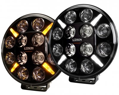 Extra light LED Pollux9+ Gen 3 - 218 mm - 120 W | Light pattern: Spot Beam