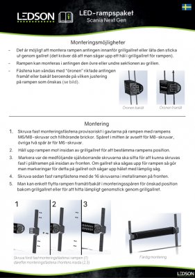 Ledramp Phoenix+ 32" for Scania Next Gen from 2017-