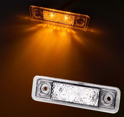 Astral LED position light | Easy Fit | E-marked, Plan/tube mounting | 12-24V