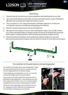 Juno C 31" handrail for Volvo FH Version 4 from 2013-2020
