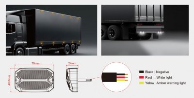 LEDSON Mini Scene | Backljus/Mini Scene light med blixtljus
