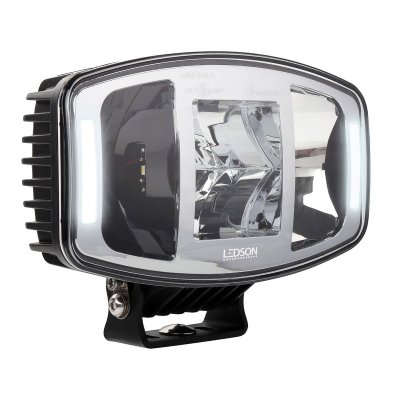 Orion+ Chrome LED extra light | 100W | Optional position light in white/orange