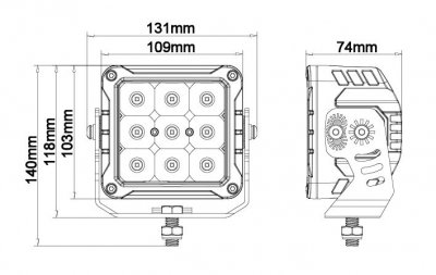 LEDSON Triton Heavy Duty - LED Work Light - 180W, 10-30V