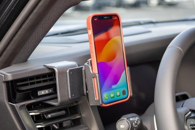 Mobile phone holder Lexus GX from 2024 onwards | For mounting to the left of the steering wheel