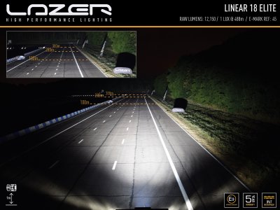 Lazer LED Ramp Linear 18 - 520 mm - 6750/13500 lumen