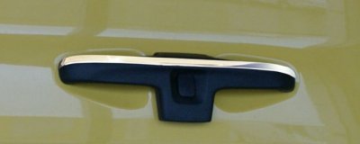 Narrow stainless steel tailgate strip for Opel Vivaro 2002-2014