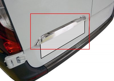 Stainless steel rear door trim for Mercedes-Benz Sprinter from 2018-