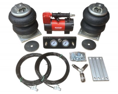 Auxiliary air suspension kit Ford Transit FWD 2014-2024 | Double circuit with compressor