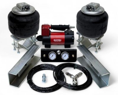 Auxiliary air suspension kit Volkswagen Crafter RWD 2006-2016 | Dual circuit with compressor