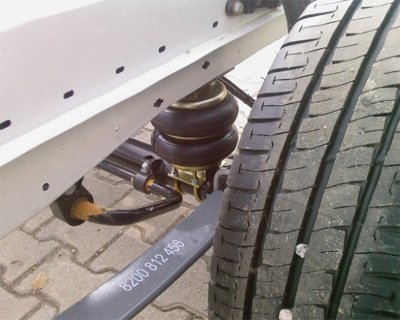 Auxiliary air suspension kit Opel Movano 1998-2010