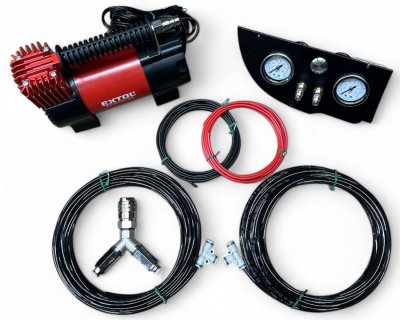Auxiliary air suspension kit Opel Movano 2022- | Double circuit - With compressor