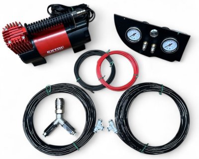 Auxiliary air suspension kit Fiat Ducato from 2006- | Double circuit with compressor