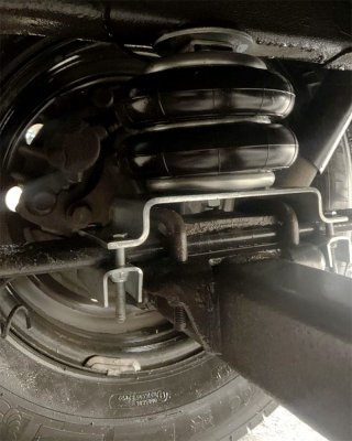 Auxiliary air suspension kit Fiat Ducato from 2006-