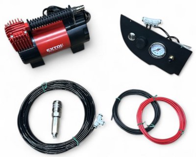 Auxiliary air suspension kit Fiat Ducato from 2006- | Single circuit with compressor