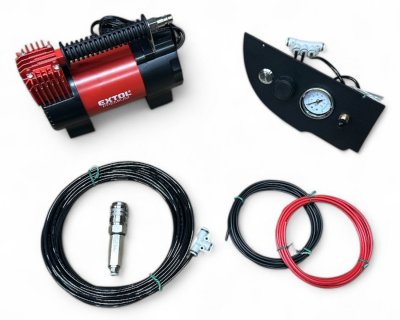 Auxiliary air suspension kit Opel Movano 2022- | Single circuit - With compressor