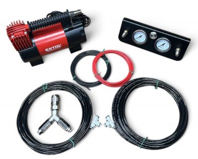 Auxiliary air suspension kit Fiat Ducato 2002-2006 | Dual circuit and compressor